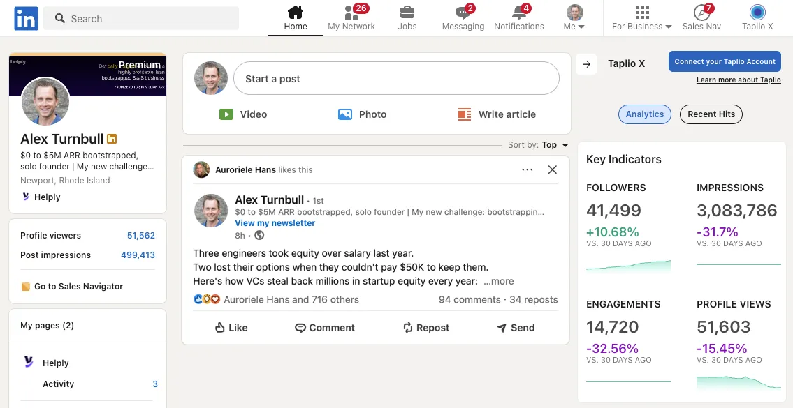 LinkedIn Daily Lessons